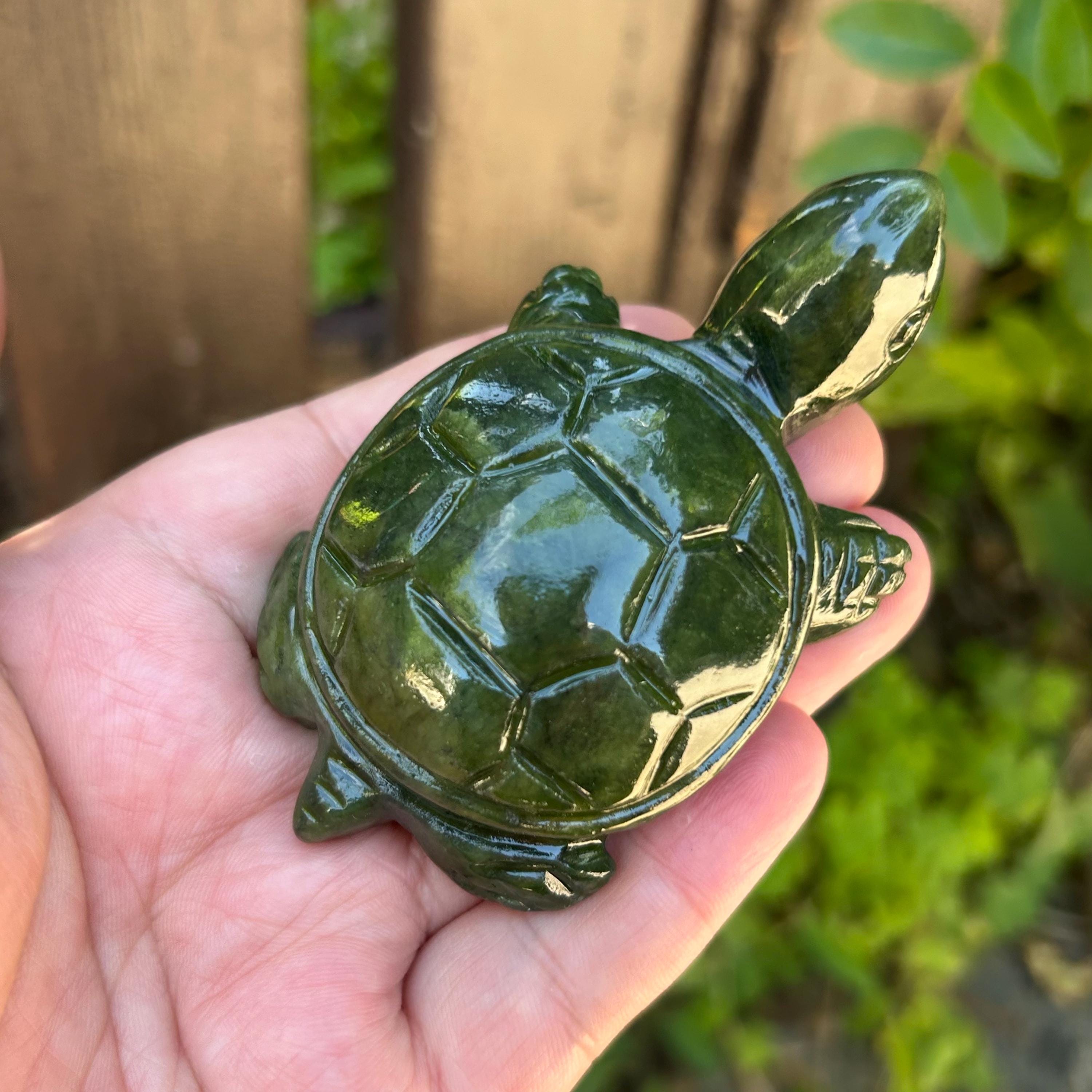 Green Jade Turtle - Etsy