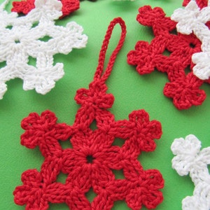 Crochet Snowflake PATTERN: Photo Tutorial English US Terms, Learn Cluster Stitch, Christmas Tree Ornament Winter Gifts Diy Download PDF #6