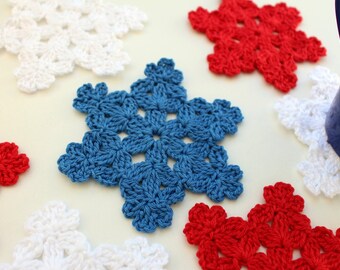 CROCHET PATTERN* Snowflakes Coasters Unique Crochet Tutorial Pattern, Christmas Crochet Decor Snowflake Download PDF Pattern #3 by Milimagfa