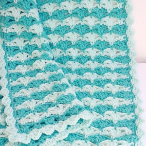 Crochet PATTERN Super Chunky Baby Blanket. Fast and easy crochet blanket tutorial pattern. Baby boy crochet gift DIY. Download PDF 56 image 1