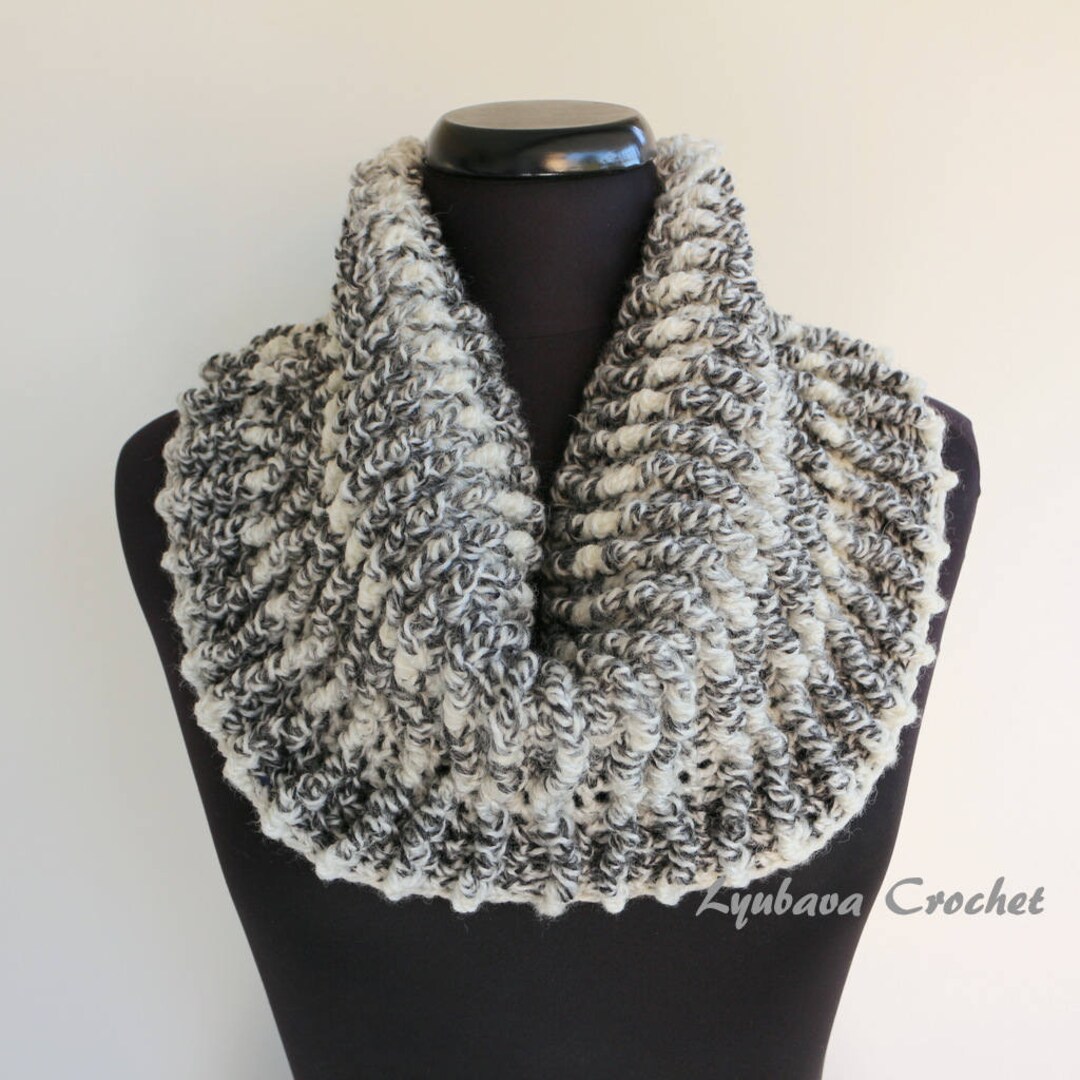 Easy Crochet Cowl Scarf Pattern: Men & Women (PDF Pattern #238) - Etsy
