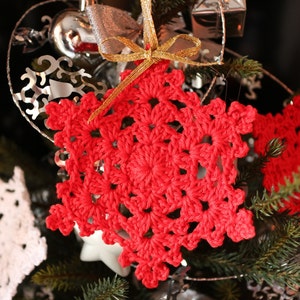 Crochet Snowflake Pattern: Easy Christmas Ornament (PDF Download #8)