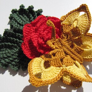 Crochet butterfly tutorial PATTERN. 3d butterflies crochet pattern. Spring-summer crochet decor DIY crafts. Instant download PDF pattern 16 afbeelding 4