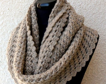 Crochet Infinity Scarf Pattern: Easy Circle Scarf Tutorial (PDF Download) #31