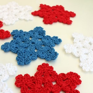 Christmas Crochet PATTERN Snowflake Coasters. Unique crochet snowflake pattern. Winter crochet home decor easy gifts DIY. Download PDF #3