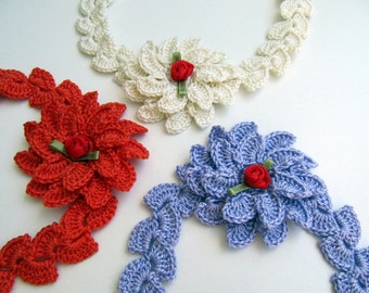 Unique crochet PATTERN flower headband. Tutorial crochet flower headband pattern. Baby girl spring crochet gift DIY. Download PDF #94