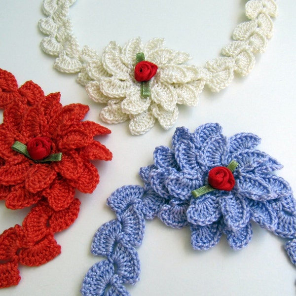 Unique crochet PATTERN flower headband. Tutorial crochet flower headband pattern. Baby girl spring crochet gift DIY. Download PDF #94