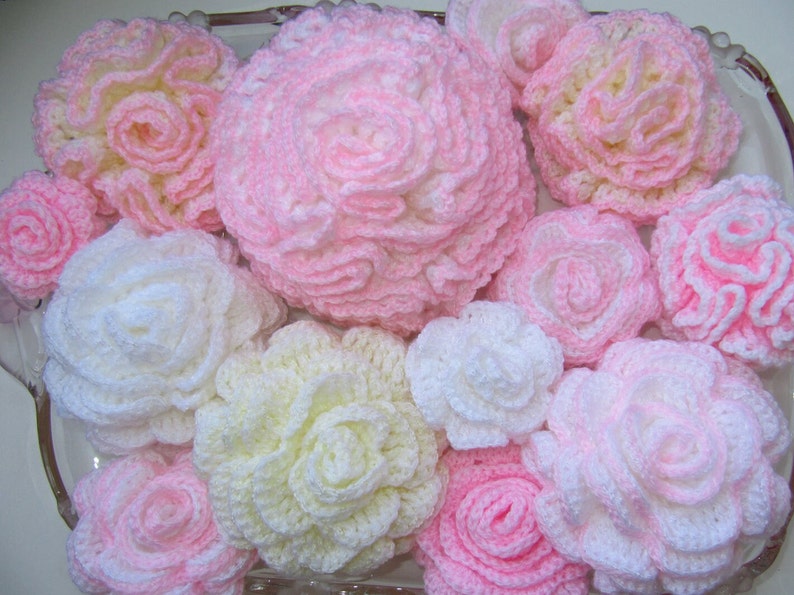 CROCHET PATTERN Carnation Flower Easy Tutorial Crochet Etsy