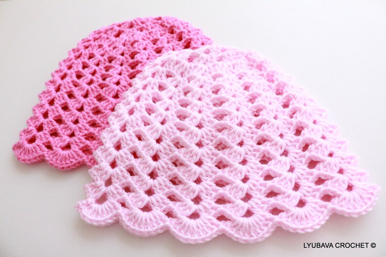 CROCHET PATTERN Baby Hat Crochet Rose Flower Baby Hat Etsy