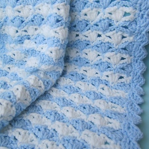 Crochet PATTERN Super Chunky Baby Blanket. Fast and easy crochet blanket tutorial pattern. Baby boy crochet gift DIY. Download PDF 56 image 3