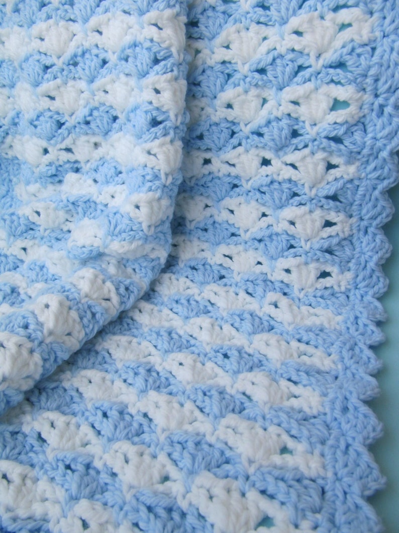 Crochet PATTERN Super Chunky Baby Blanket. Fast and easy crochet blanket tutorial pattern. Baby boy crochet gift DIY. Download PDF 56 image 3