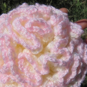 CROCHET PATTERN Carnation Flower, Easy Crochet Pattern, Large Crochet Flowers Pattern, Unique Crochet Diy Flowers, Download PDF Pattern 45 image 3