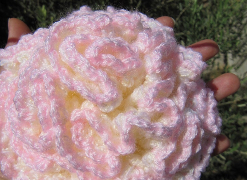 CROCHET PATTERN Carnation Flower, Easy Crochet Pattern, Large Crochet Flowers Pattern, Unique Crochet Diy Flowers, Download PDF Pattern 45 image 3