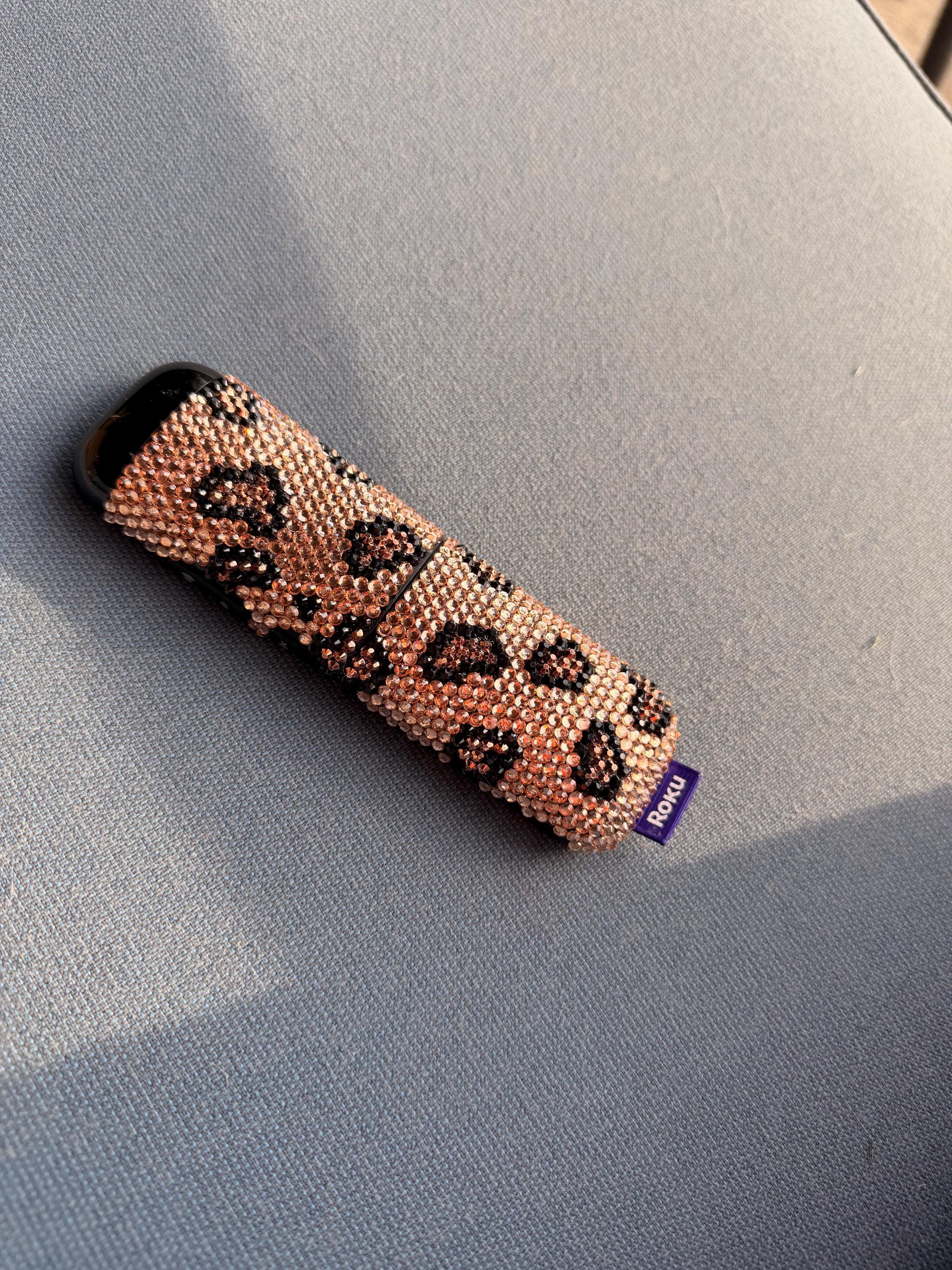 Bedazzled Roku Remote – Custom Rhinestone Design - Etsy