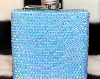 Rhinestone Flask | Sparkly Flask | Bachelorette Gift | Girls Night