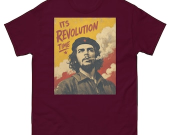 Revolutionary Smoke — Retro Che Portrait Unisex classic tee