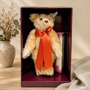 Steiff Chester Teddy Bear Hamleys Exclusive 1996 LE 2000 Mohair With COA Box #00568 Rare Collectible