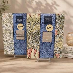 William Morris King Duvet Cover Set Choice of 2 Patterns Cotton Bedding Floral Cottagecore English Country Bedroom