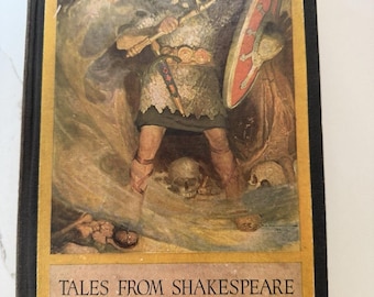 1918 Tales From Shakespeare Charles & Mary Lamb Louis Rhead HC Illustrated Book