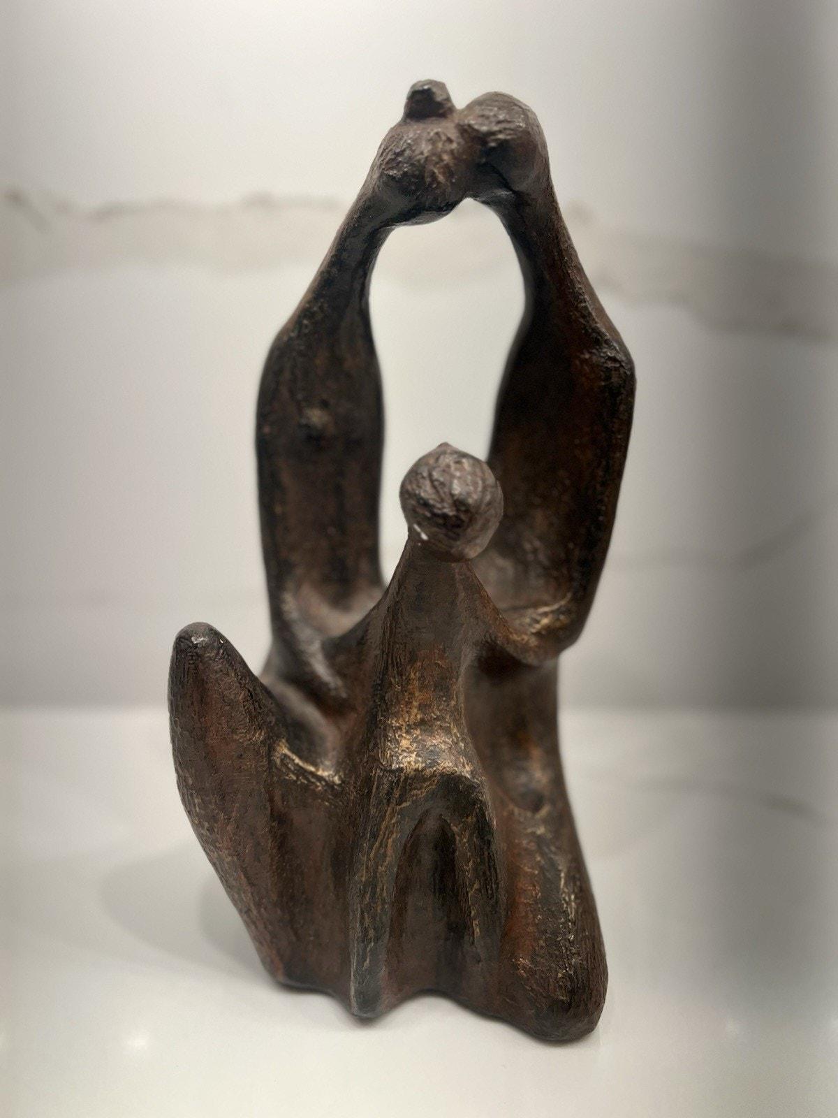 austin prodinc 1980 金属製　象の置物 ダークグレー Austin Productions Sculpture - Etsy