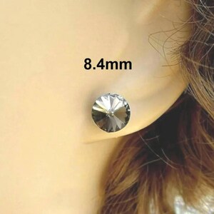 Pendientes de cristal con forma de sombra dorada, pendientes de cristal dorado, pendientes grandes de cristal Rivoli imagen 6