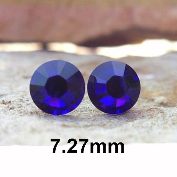 Cobalt Blue Studs Etsy