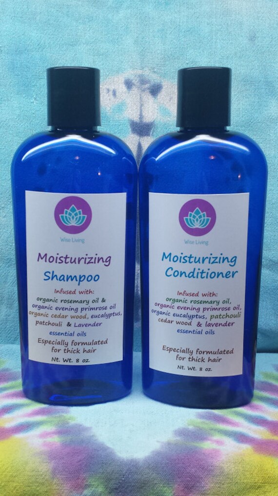 Moisturizing Shampoo And Conditioner Set All Natural Shampoo Etsy