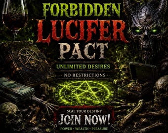 Pacto Prohibido de Lucifer: Ritual de Élite Ultra Oscuro para Poder Supremo, Riqueza y Alineación de Voluntad.