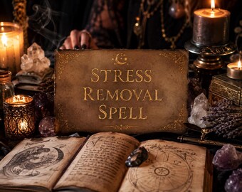 Hechizo para eliminar el estrés / Limpiar la energía negativa, ritual para aliviar la ansiedad