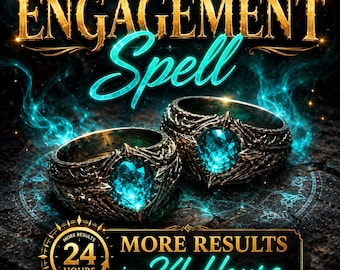 Hechizo de compromiso para el matrimonio / Ritual de propuesta de amor (Entrega digital)