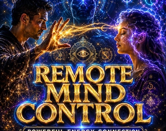 Hechizo de control mental remoto - Ritual de influencia mental de magia negra + Sello de poder y liberación (descarga digital)
