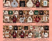 School Staff Christmas PNG Mega Bundle, 45 Teacher and Educator Sublimation Designs