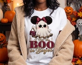 I Put The Boo In Boujee PNG, Black Girl Coquette Halloween Sublimation Design