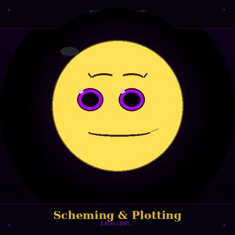 Scheeming Text Scheming Villain Emoji PNG Clipart: Plotting Evil Face (digital ...