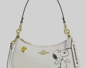 NWT Coach Peanuts Teri Shoulder Bag CBJ76 crossbody bag Snoopy Fast Shipping