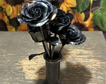 Handmade metal flower (assorted) (1 single flower)