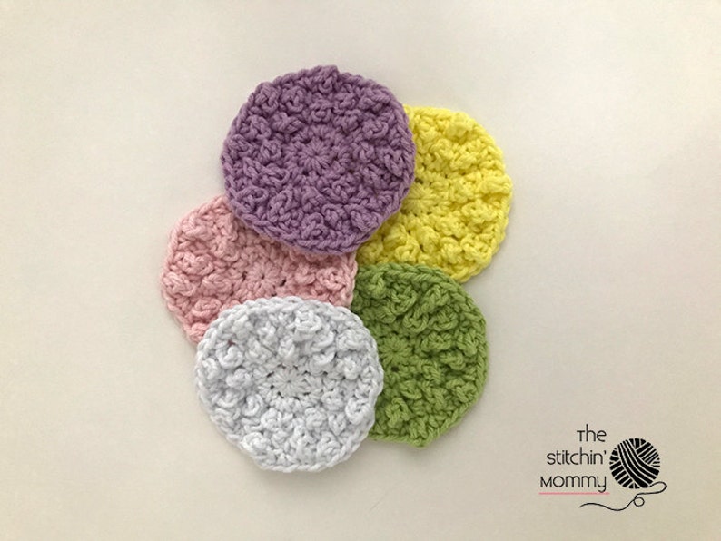 PDF Crochet Pattern Nubby Scrubbies image 2