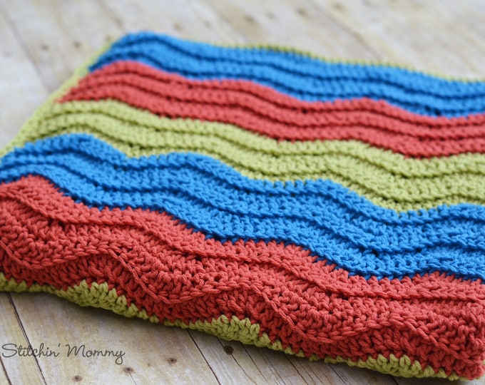PDF Crochet Pattern - Shell Stitch Baby Blanket - Etsy