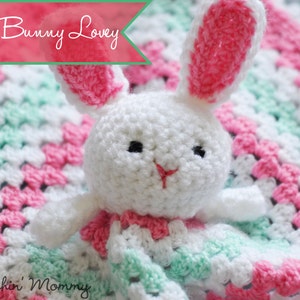 PDF Crochet Pattern - Bunny Lovey