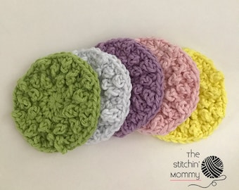 PDF Crochet Pattern - Nubby Scrubbies