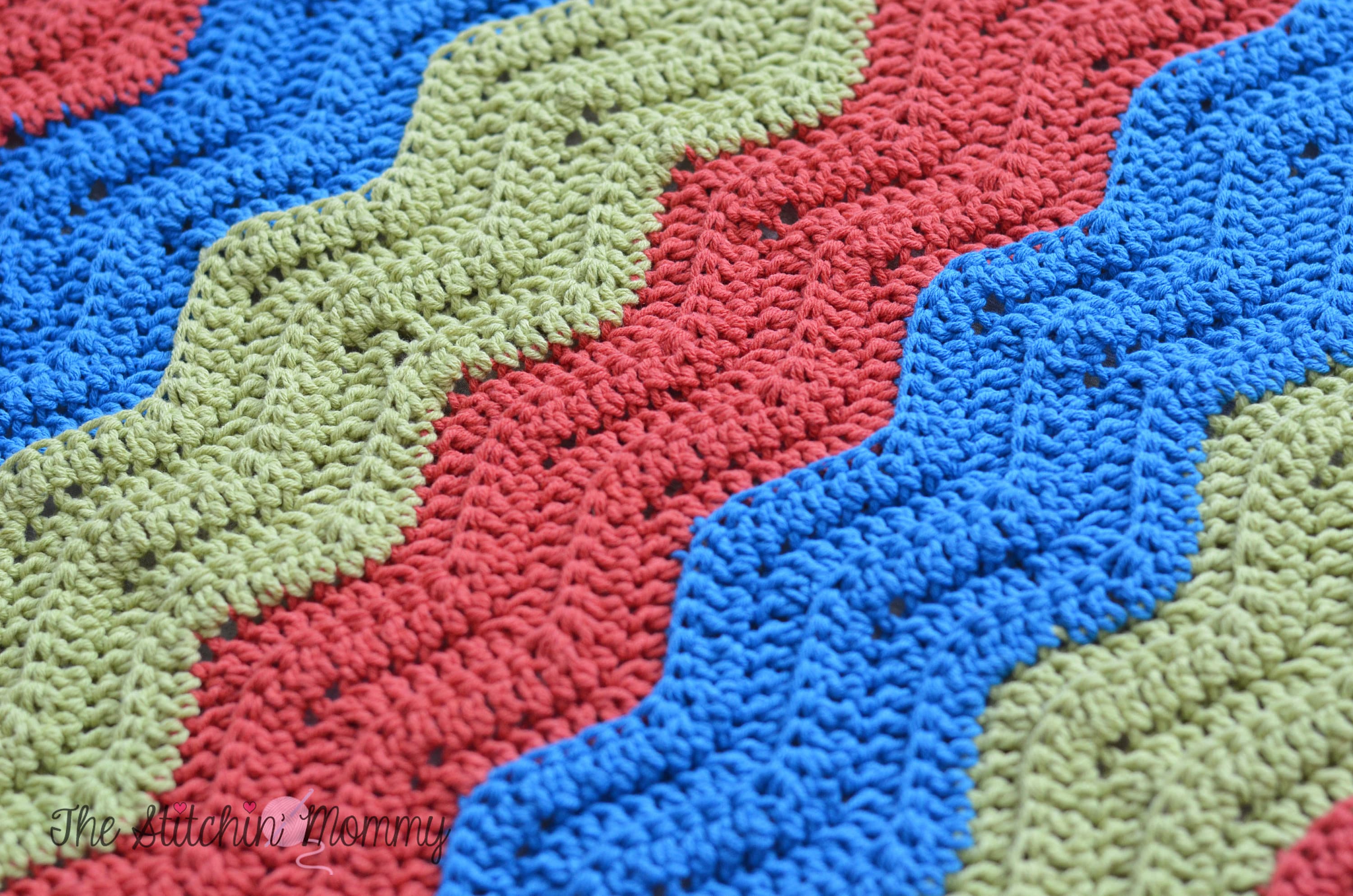 PDF Crochet Pattern - Easy Crochet Ripple Blanket - Etsy