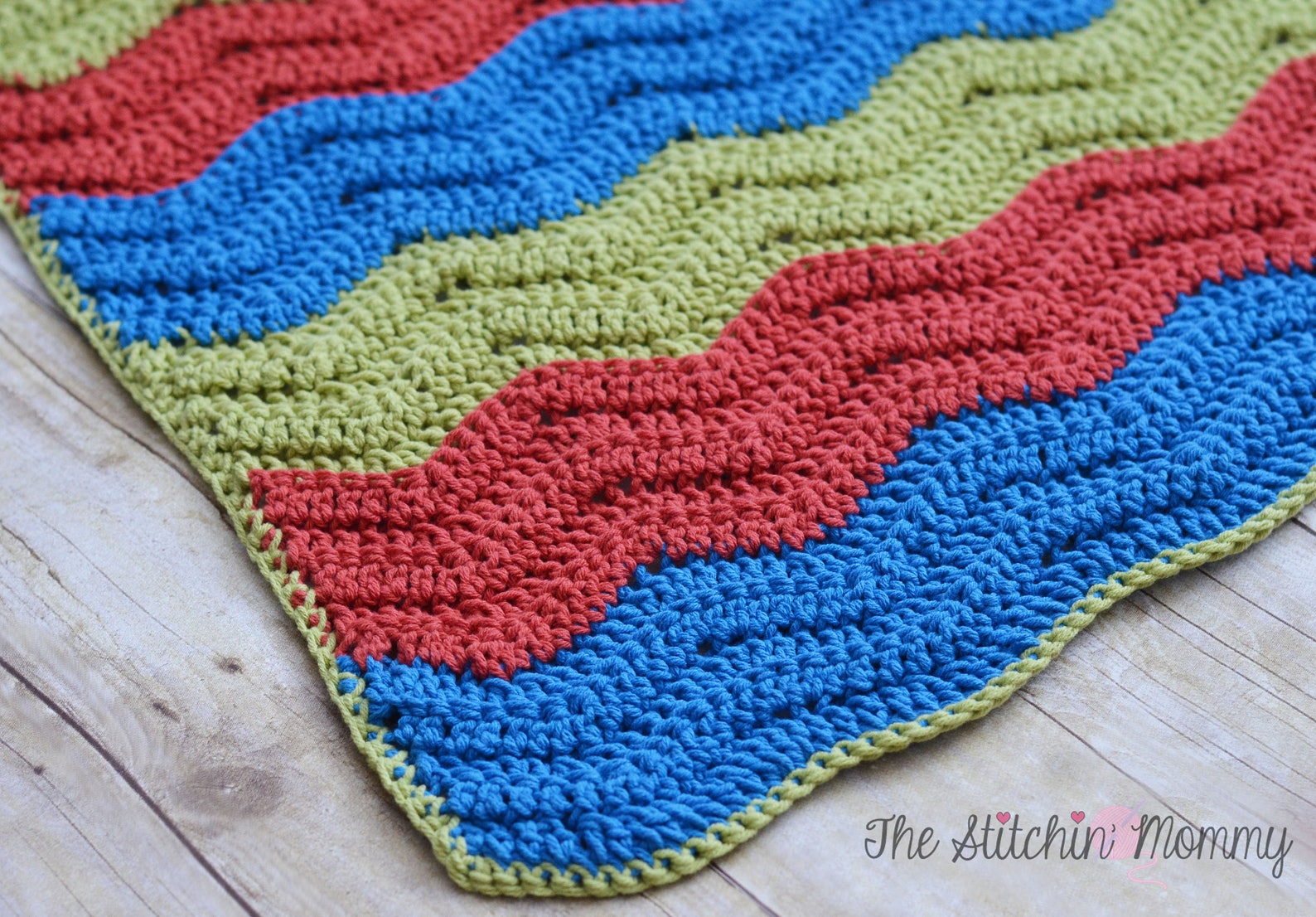 PDF Crochet Pattern - Easy Crochet Ripple Blanket - Etsy