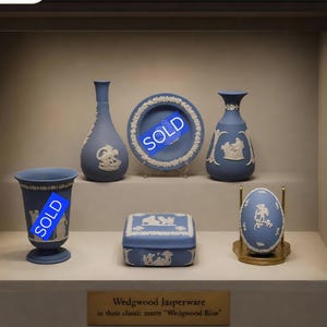 Wedgwood Jasperware Blue - Etsy