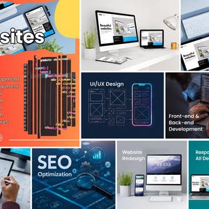 Professional Website Custom Service | UI/UX Design | Front-end & Back-end Development | SEO Optimization __Premium Package