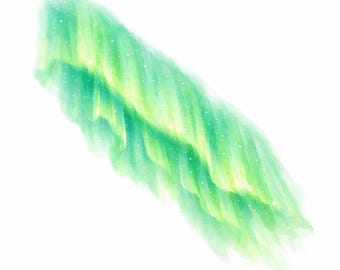 30 PNG Aurora Borealis Tundra Clipart Bundle - Northern Lights Sky, Arctic Deer, Snowy Pines, Arctic Landscape - Digital Download