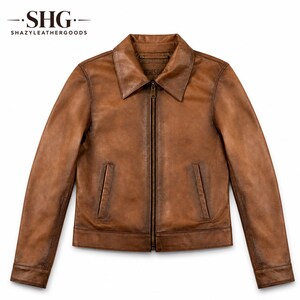 Classic Brown Leather Jacket for Women | Timeless Style & Quality