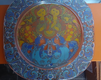 Rosenthal glass Christmas plate