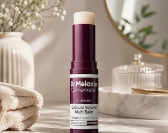 Dr.Melaxin Calcium Multi Balm Stick  Collagen & Elastin Hydrating Wrinkle Balm  Eye, Neck Moisturizing Stick  Makeup Base Skincare Balm
