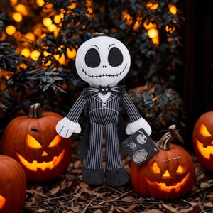 Personalized Nightmare before Christmas Zero or Jack Plush w/book