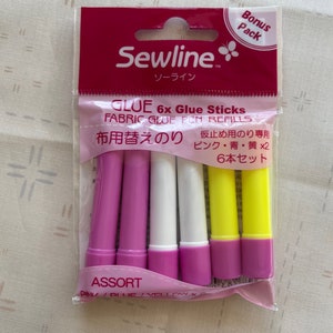 Sewline Riolis Sewline Water-soluble Fabric Glue Refills pink Blue